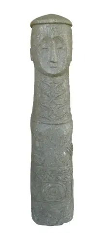 Product image of the product “Abstract figure - primitive 120 cm | Natural stone (Basanit), stonemasonry ”